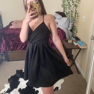 Express black semi formal dress